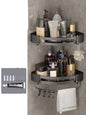 Bathroom Triangle Shelving Bathroom Wall Hanging Shelving Perforated Simple Storage Rack d77a6c24 1e09 4aa0 b0e5 8be232f370ba