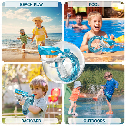 New Shark Electric Water Gun Toys Fully Automatic Continuous Fire Water Gun Large Capacity Beach Summer Children's Water Play