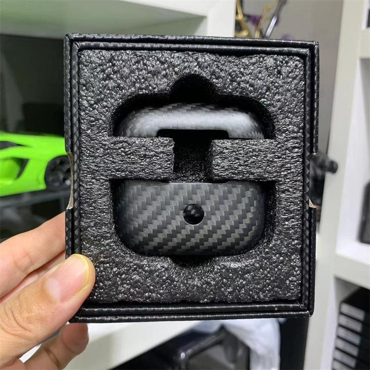 Protective Cover Carbon Fiber Forged Bluetooth Earbuds Case d77d7c60 0177 4bed a02e 74d2c84793bd