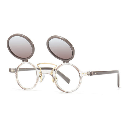 Sun Glasses Round Beige Frame d79c40a4 0a9e 4f5b 80da 000c88ca3ffc