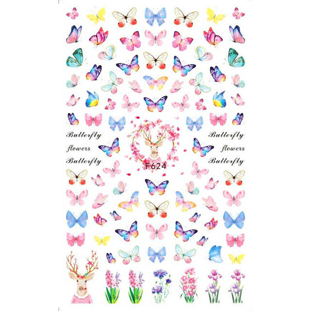 Japanese Three-dimensional 5D Embossed Nail Stickers d7b79fd2 ed1c 4adc 928a e1db877f1464