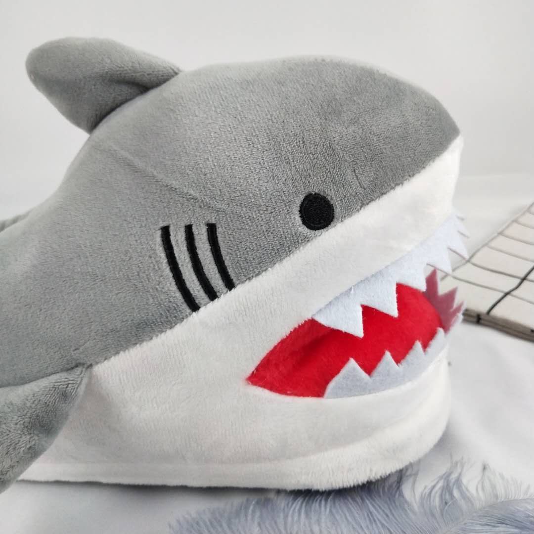 Cute Cartoon Shark Indoor Warm Home Cotton Slippers d7c2c09e 4a4a 46b2 b2a2 2913963e76a5