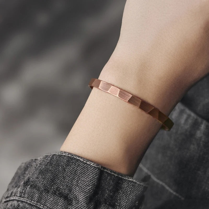 Stainless Steel Pure Copper Handmade Metal Bracelet d7d38455 e690 4a39 a1a0 5aaa3cc63557