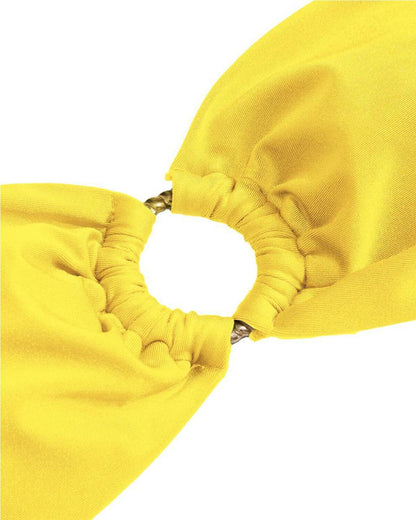 Split Swimsuit Bikini Suit Sunshine Bath Beach Tube Top Women