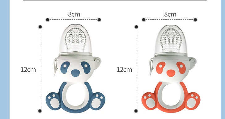 Teething Feeder Bag Fruit Supplement Device Baby Teether Stick Silicone d8042df3 69f2 4854 920c d02c0612ff49