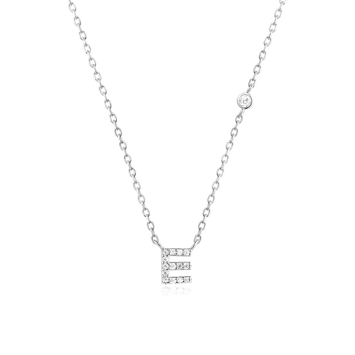 Fashion Jewelry Luxury Gold Color A-Z 26 Letters Necklace CZ Pendant For Women Cute Initials Name Necklace Fashion Party Wedd
