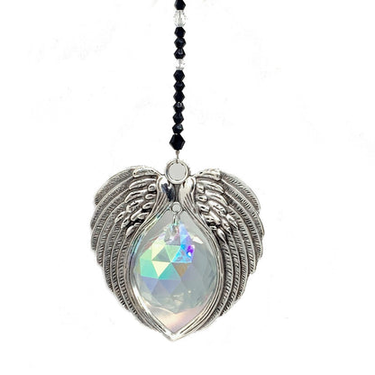 Angel Wings Metal Car Pendant Crystal Decorative Pendant d83c5cdc b4f8 4307 9801 5cc720432758