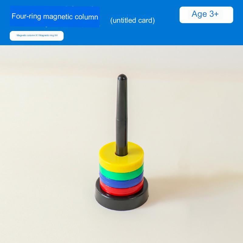 Children's Puzzle Colored Matching Magnetic Ring Toys d858f030 83ef 460b a3c8 512c856991e6