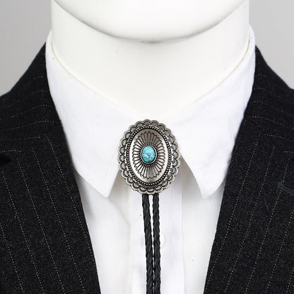 Celtic Pattern Turquoise Agate Bolo Tie d869a22c 94f6 40d7 80af 9a7b0a3239d4