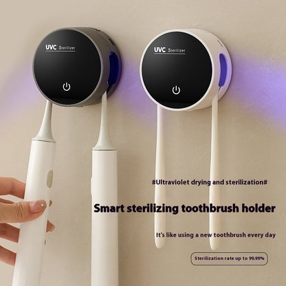 Disinfection Toothbrush Holder Double UVC UV Sterilization Drying Portable Disinfection Box USB Charging d886be5d 939a 4cae 9