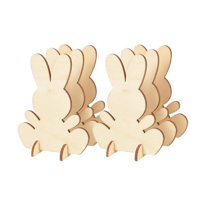 Laser Engraving Laser Wood Chip Rabbit 3D Stereoscopic Ornament d8906773 519b 41a9 b848 acd87401b8fd