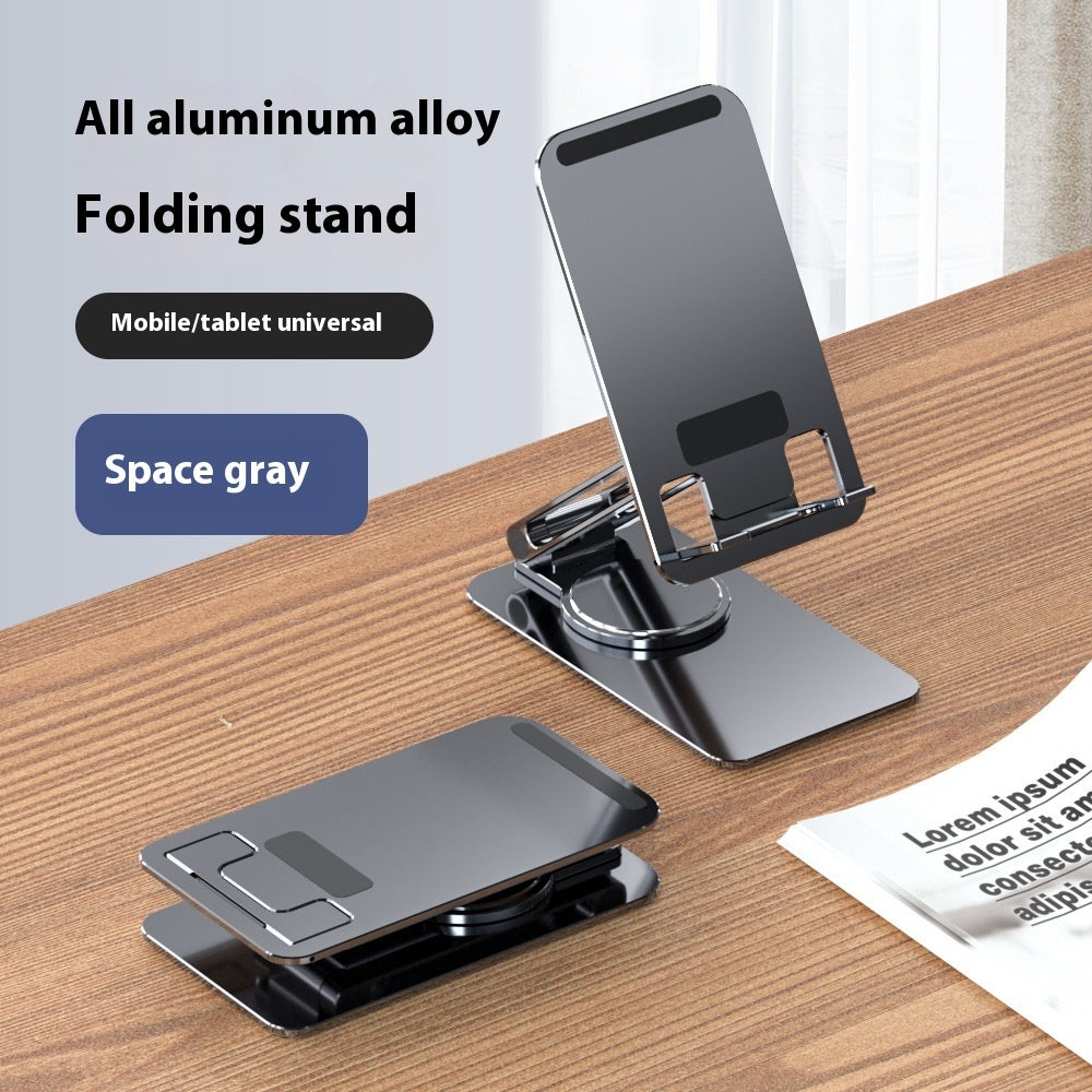 Metal Aluminum Alloy Rotating Mobile Phone Bracket Foldable Desktop - 图片 21
