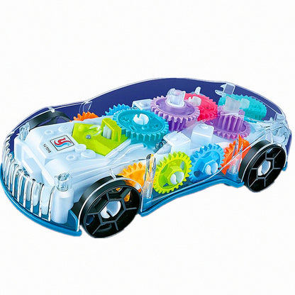Transparent Gear Concept Light Music Electric Toy Car Model d89fd203 f2e3 4739 97bf 40a97732fcb0