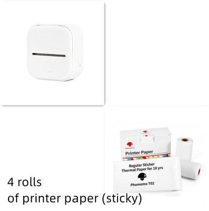 Portable Mini Thermal Label Printer Home Photo Printer Student Wrong Question Printer Bluetooth-compatible Mini Label Printer Price Tag - 图片 15