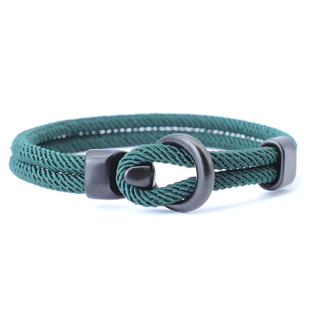 Fashion Rope Bracelet Men Double Layer Outdoor Camping d8aeccb9 b884 43d4 aefe 89da2fc27888