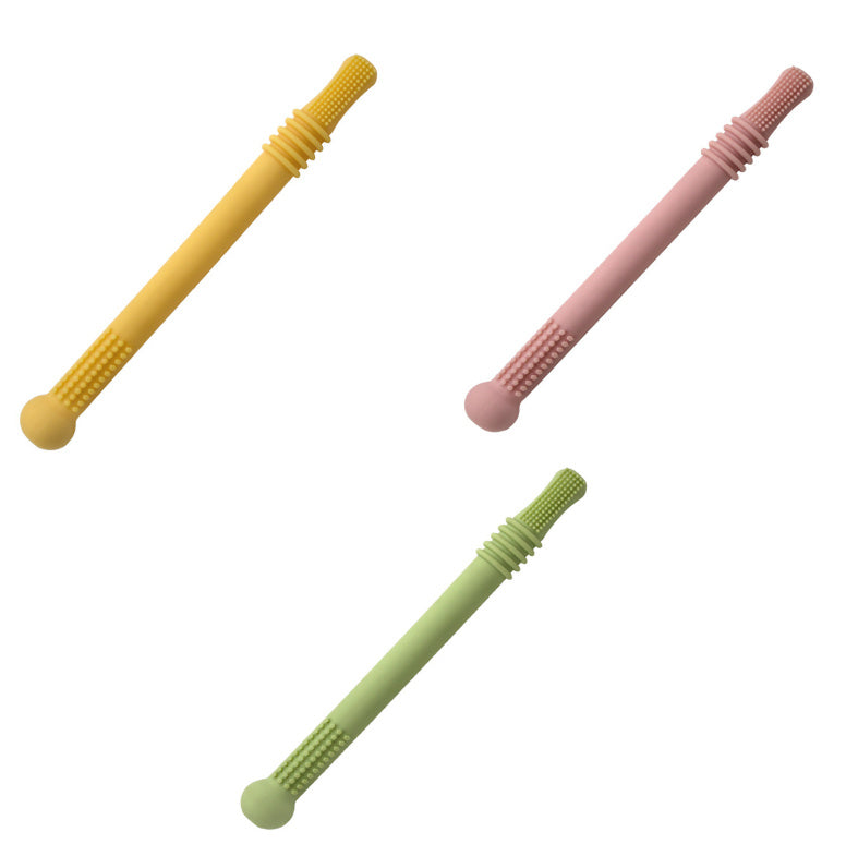Baby Teether Silicone Hollow Teething Tube d8b4850f d8ed 4b3e bf40 341dbbd9c6eb