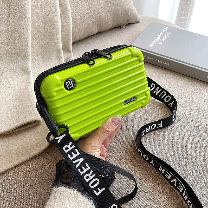 Women's Fashion Mini Luggage Shape Shoulder Crossbody Bag d8d1e6b4 d77e 4a0f a8f0 35ca1d999128