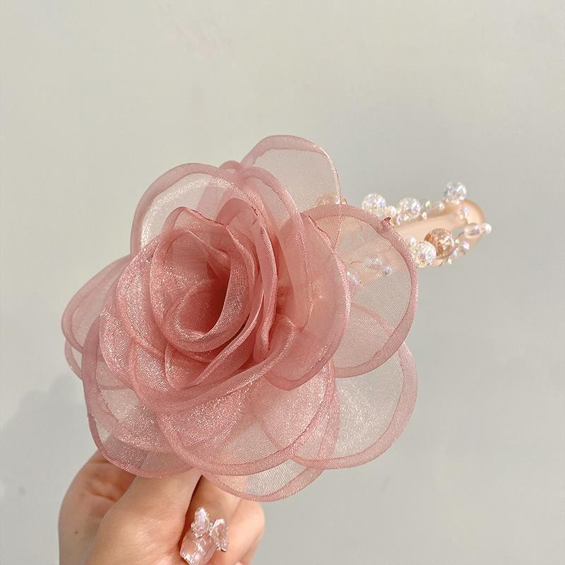 Temperament On The Back Women With Flowers Around The Bead Hairpin d8d65bbb 8f1e 40ef 9423 26b36bcd9da4