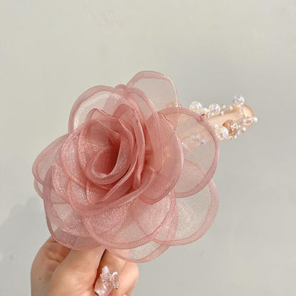 Temperament On The Back Women With Flowers Around The Bead Hairpin d8d65bbb 8f1e 40ef 9423 26b36bcd9da4