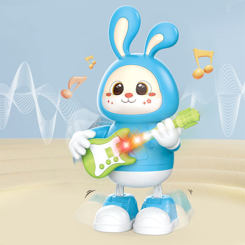 Electric Adorable Rabbit Guitarist Rabbit Coax Light Music Singing Dancing Children's Toy d8e7f420 124b 4127 a2c8 3136e13f3bf
