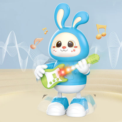 Electric Adorable Rabbit Guitarist Rabbit Coax Light Music Singing Dancing Children's Toy d8e7f420 124b 4127 a2c8 3136e13f3bf