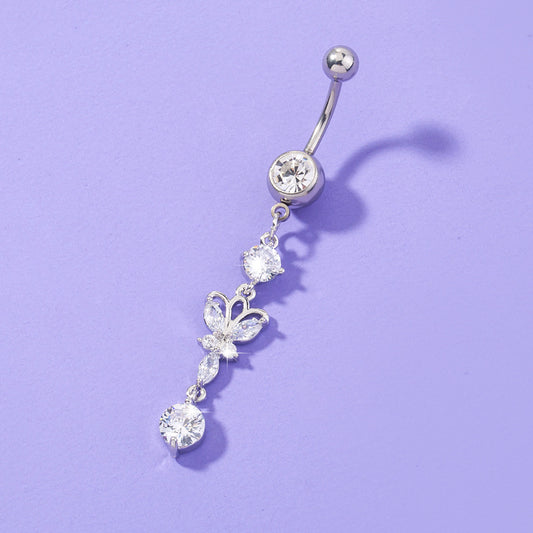 Exquisite Zircon Butterfly Belly Button Piercing d913815d 81d9 4944 b2b1 05c3021950cd