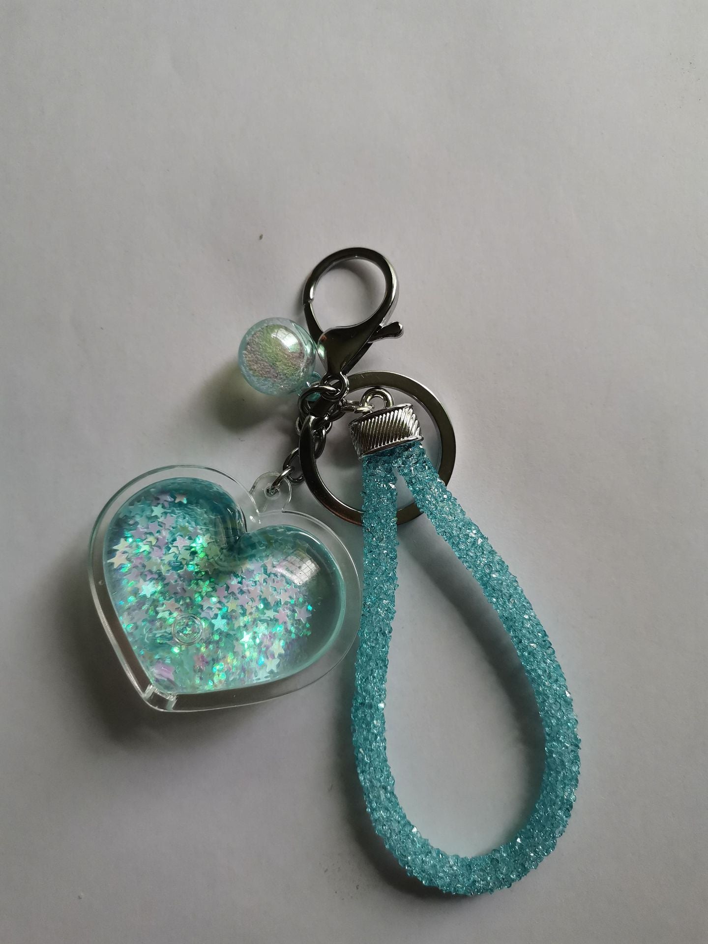 Acrylic Oil-filled Creative Heart Keychain Pendant d913d0c4 64c8 4eb0 98ff 75c277e73046