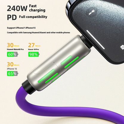 Car Multifunction 240W Four-in-one Data Cable - 图片 3