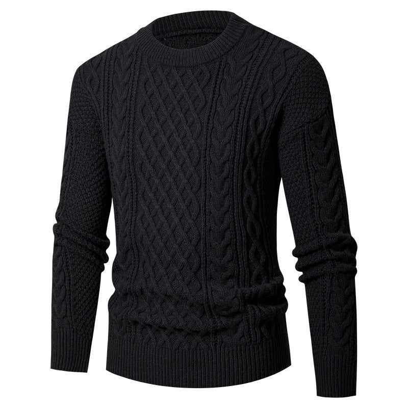 Men's Young And Middle-aged Thickened Solid Color Round Neck d925461e 9bdb 4eea a41e e9bff337b041