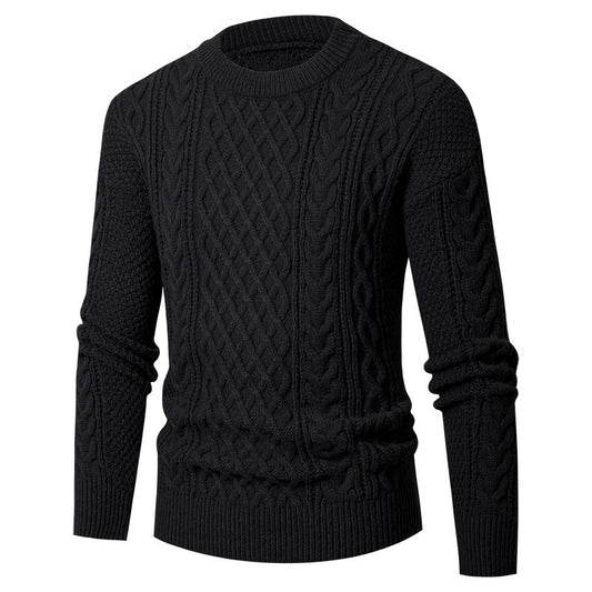 Men's Young And Middle-aged Thickened Solid Color Round Neck d925461e 9bdb 4eea a41e e9bff337b041