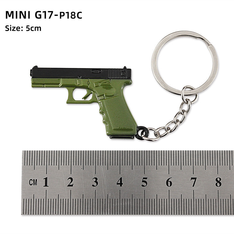 Alloy P92 Model G17 Sand Eagle Left Wheel Keychain d9275b2a 3d72 4fa5 bf1f c7d489807d91