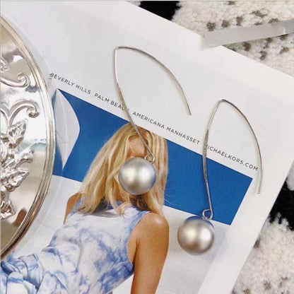 All-match Matte Metal Special-interest Earrings Tide d92a0492 bc9c 4ac3 a916 5774899b37c6