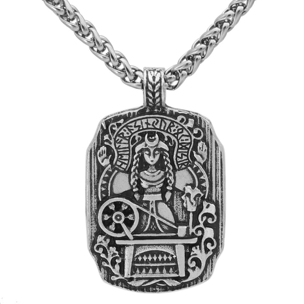 Nordic Culture Series Pendant Guardian Totem Angel Necklace d93027a4 243b 4c0d a287 0eb66bd8abda