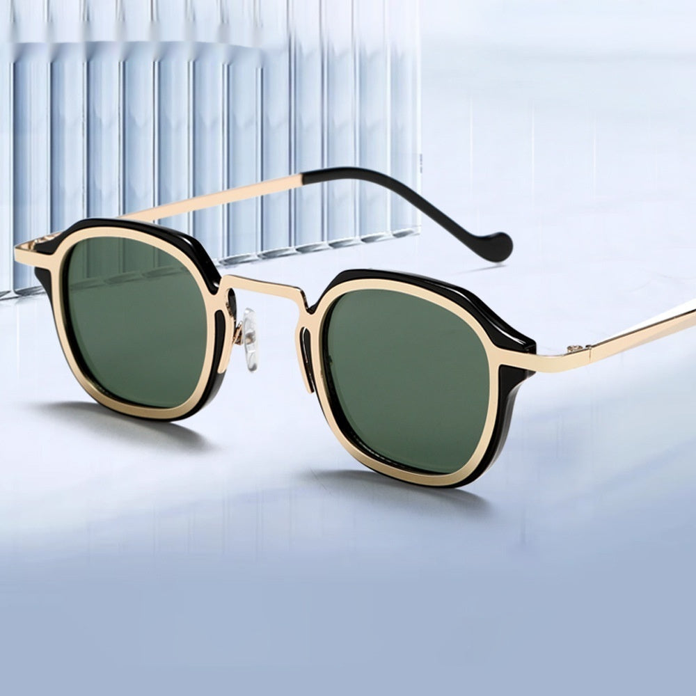 Square Metal PC Mixed Sunglasses Men's High-grade Artistic Punk Ins d932618c 9d0e 42b4 aa75 32d0b532185e fine