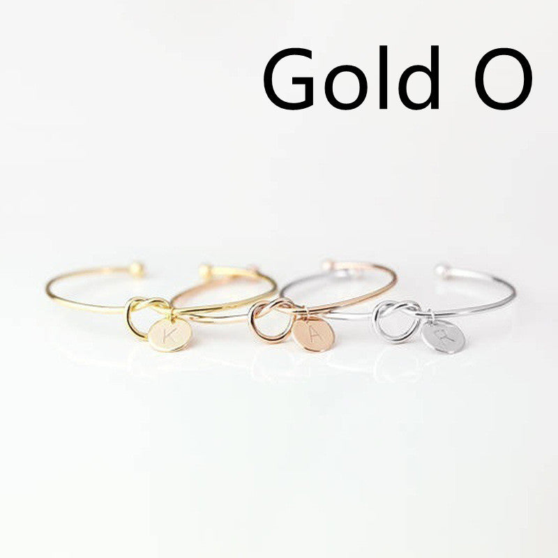 European And American Fashion Dead Knot Letter Bracelet d9350013 5adf 4402 a6cd 94600759bd21