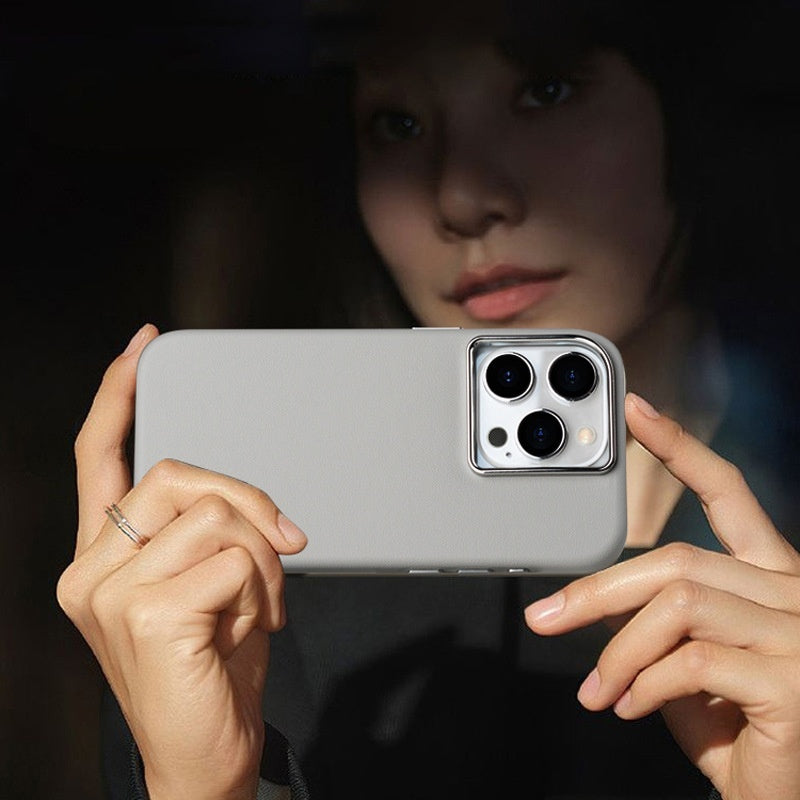 Silicone All-inclusive Leather Phone Case Magnetic Suction - 图片 2