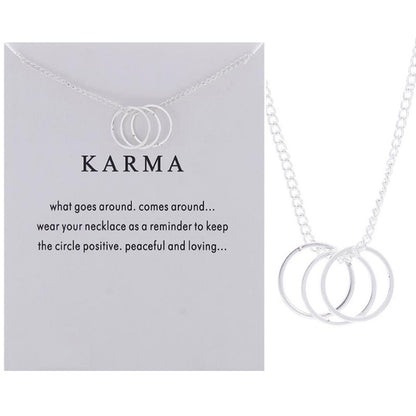 Creative Card Three Circle Geometry Necklace d945c56d 4b03 4b41 a91f 554d12b6b531