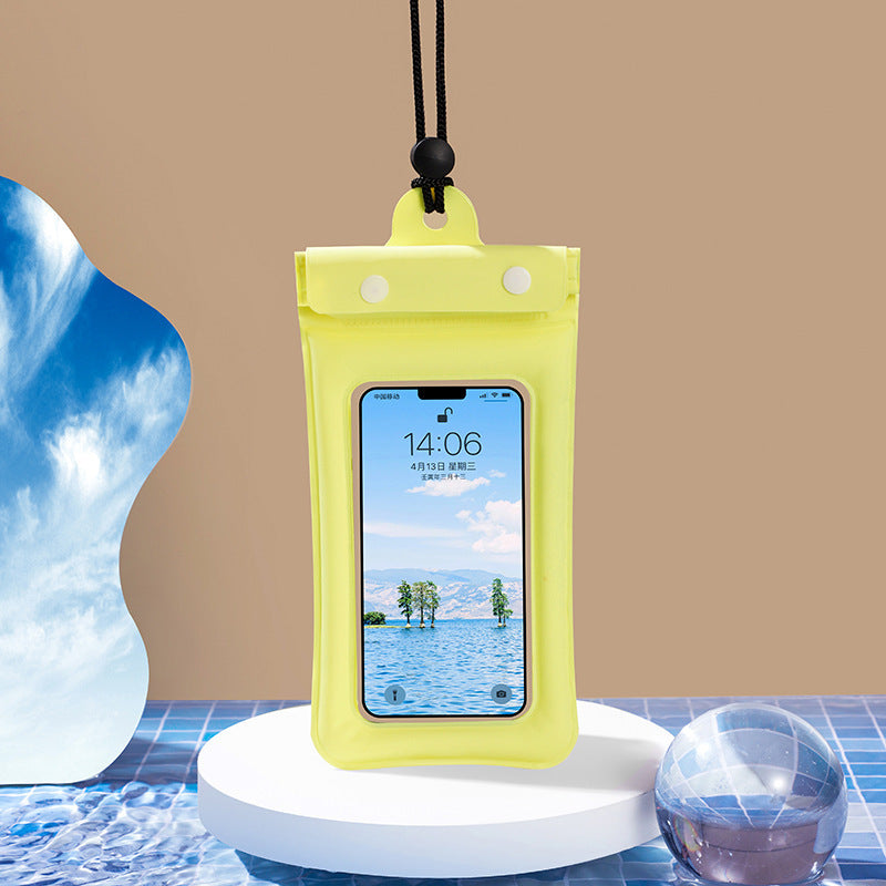 Inflatable Floating Touch Screen Mobile Phone Waterproof Bag Three Layers d959fed0 ba05 4c8d a505 5495fa38b624