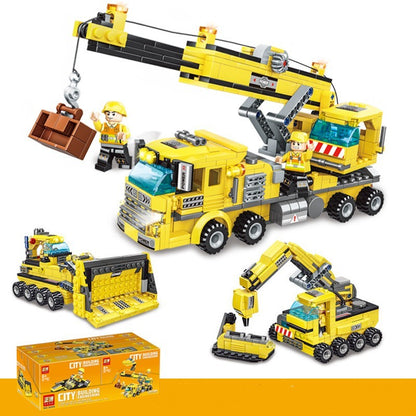 Construction Vehicle Assembly Building Block Toy Car Set d9624adb e26a 4028 9c37 7a4300e96d3b