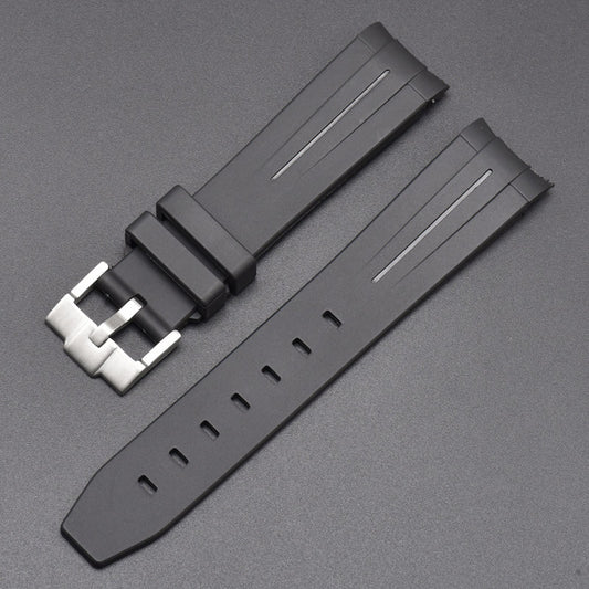 Mercury Arc Rubber Watch Strap Men's And Women's Waterproof 20mm d963f914 0771 40d3 913c 10d7ce2b3c24