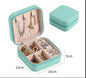 Creative travel portable jewelry box earrings earrings jewelry storage box leather small jewelry bag d96a08f4 a861 44a6 9a05 