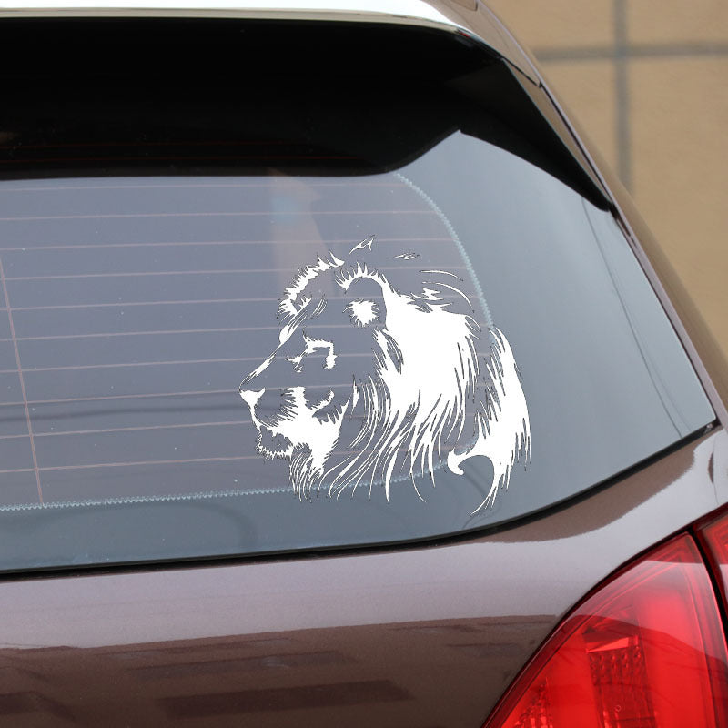 Meditation Lion Personalized Car Sticker d98ab559 27c5 4ae1 8085 5aba98b90368