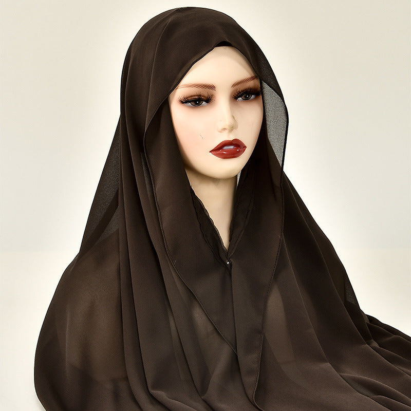 Lazy Chiffon Convenient Headscarf Magnetic Buckle Fixed d98ea90f 69c8 424f a37e bbd011fb51e2