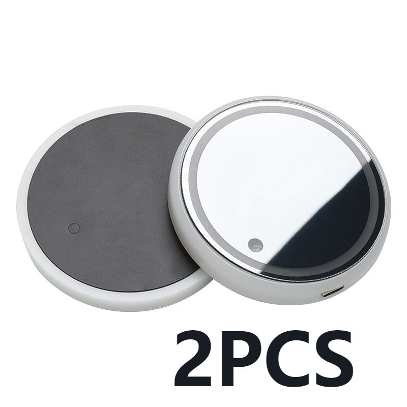 Colorful Cup Holder LED Light-up Coaster Solar & USB Charging Non-slip Coaster Ambient Light For Car Automatically d99ce44b 0