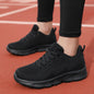 All Black Sneaker Women's Lightweight Mesh Breathable Casual Soft Bottom Running Shoes d9acae37 c76d 42b3 8b12 f7c55ab91911