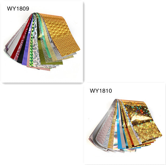 16pcs 20x4cm Mix Nail Art Transfer Foil Sticker - HD Wireless Product #21