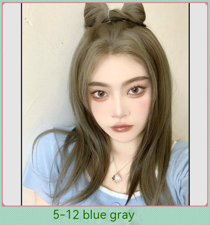 Ammonia-free Hair Color Paste Monochrome Paste Cover White Hair Multi-segment Color One-step Black Tea Gray Blue Black Hair D