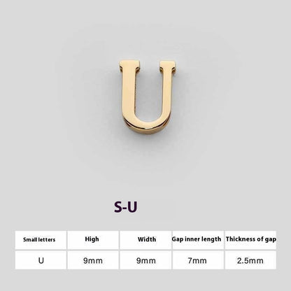 U Perforated 26 English Letters Hardware Accessories d9c506e2 b781 4457 a7ce 367111507df3 trans