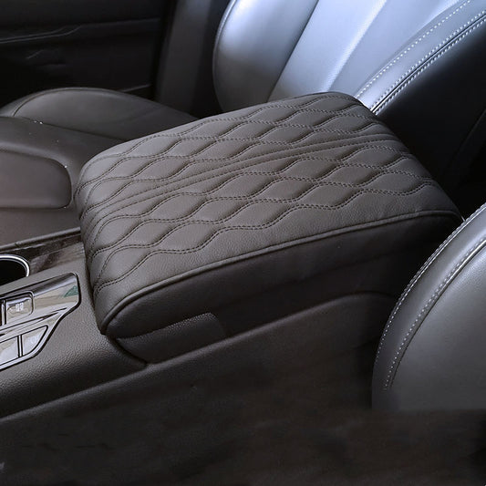 Four Seasons Universal Automobile Armrest Box Cover Heightening Insole Car Memory Foam Armrest Box Mat d9cbf058 0feb 4c3d 9d7