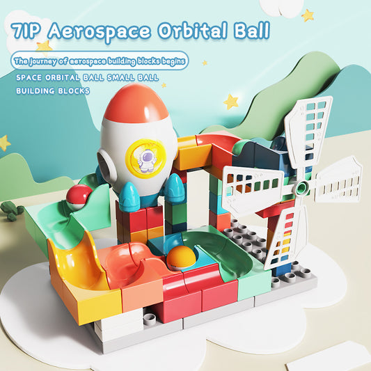 Aerospace Orbital 71 Large Particle Children's Slide Assembled Building Blocks d9ff6e41 d717 49c7 9d30 c025128da192